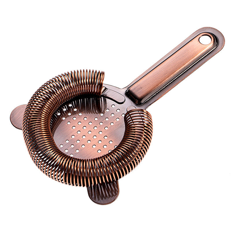 L'outil de barre de filtrage de cocktail en acier inoxydable filtrage Hawthorne filtrage Julep filtrage filtrage à mailles fines
