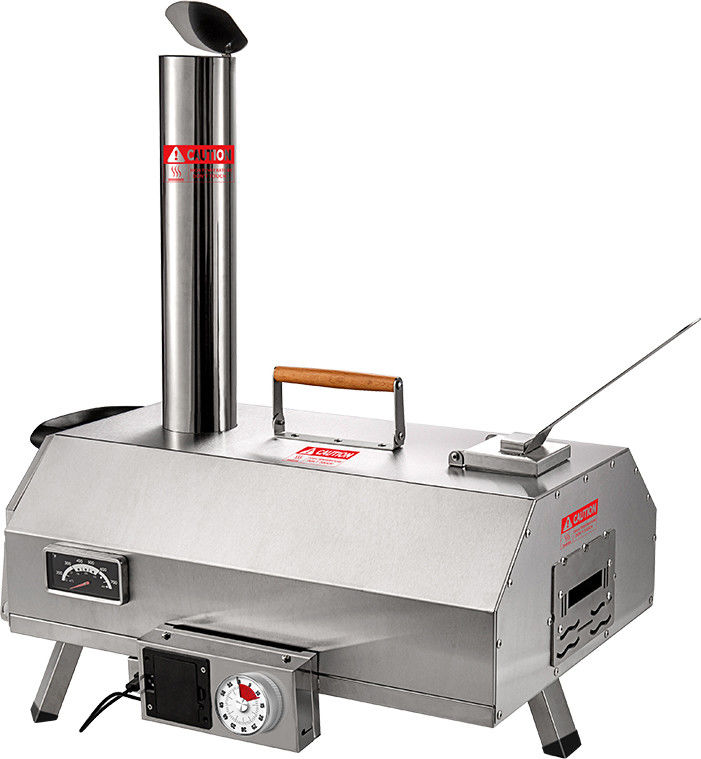 Cuisinier à pizza à feu de bois automatique à rotation pour le camping dans la cour