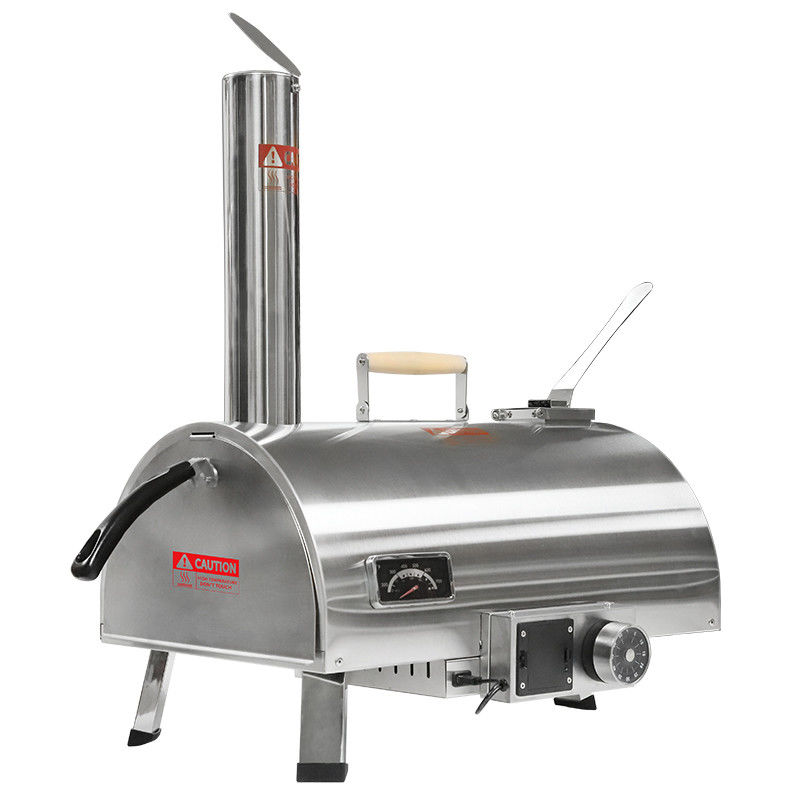 12 pouces automatique rotatif four à pizza extérieur Portable four à pizza à bois