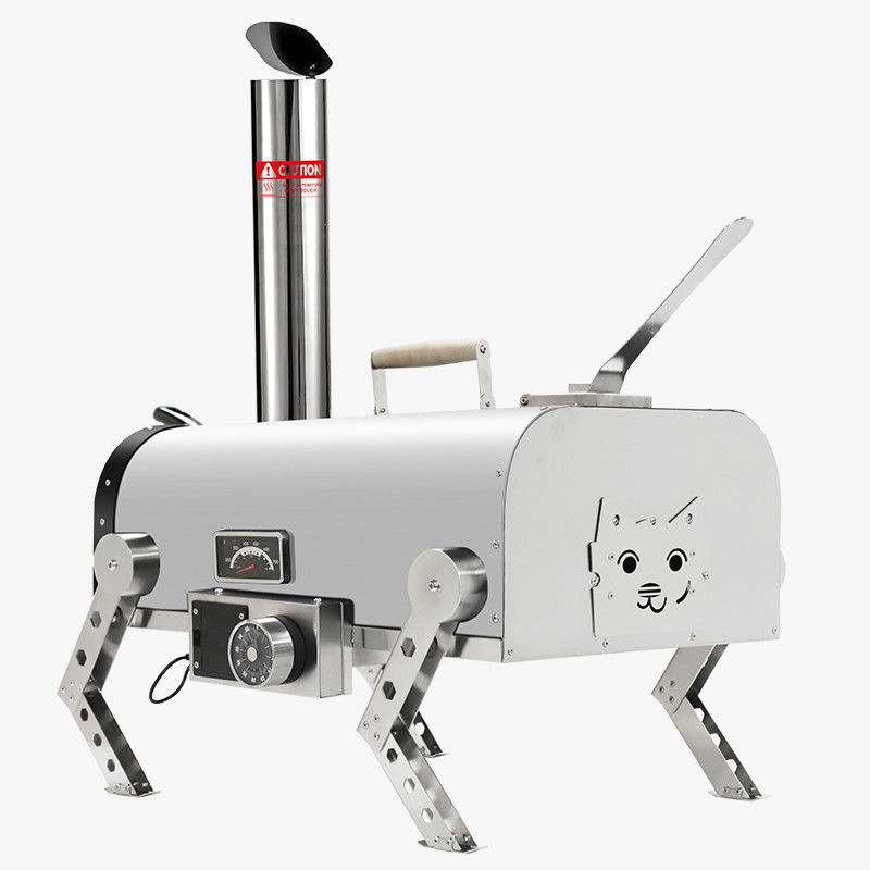 Cuisinier à pizza en acier inoxydable pour pique-nique
